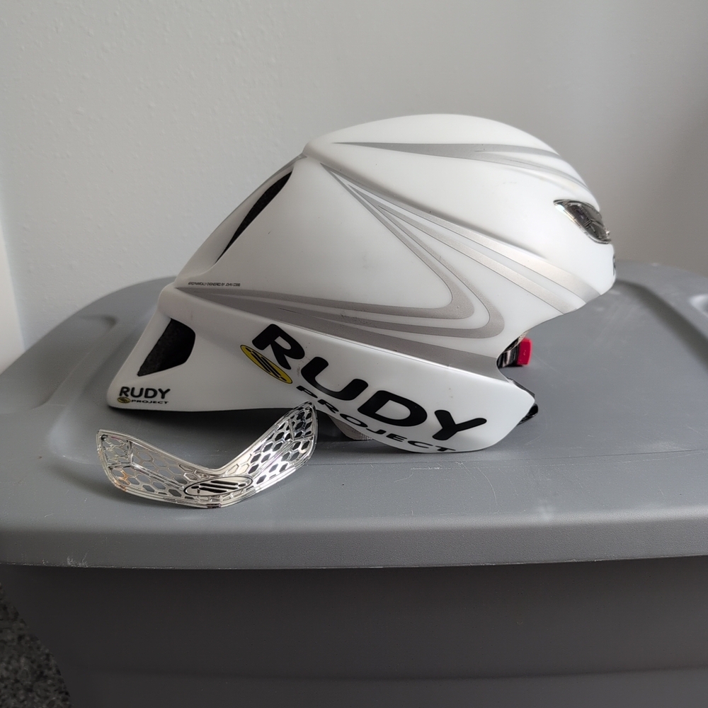 Rudy Project Wingspan Aero Cycle Helmet White and Silver